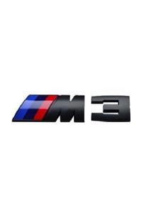 parçazamanı Bmw M3 Yazı Siyah Büyük