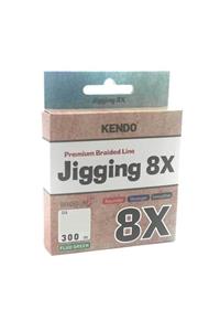 Kendo Jigging 8x Flash ( Fluo Green ) Örgü Ip Olta Misinası 300mt 0.36 Mm