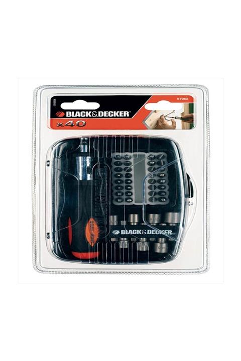 BLACK &decker A7062 40 Parça Cırcırlı Tornavida Seti
