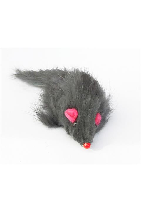 Nunbell Kedi Oyuncağı Tüylü Fare Oyuncak Tekli Nu9312