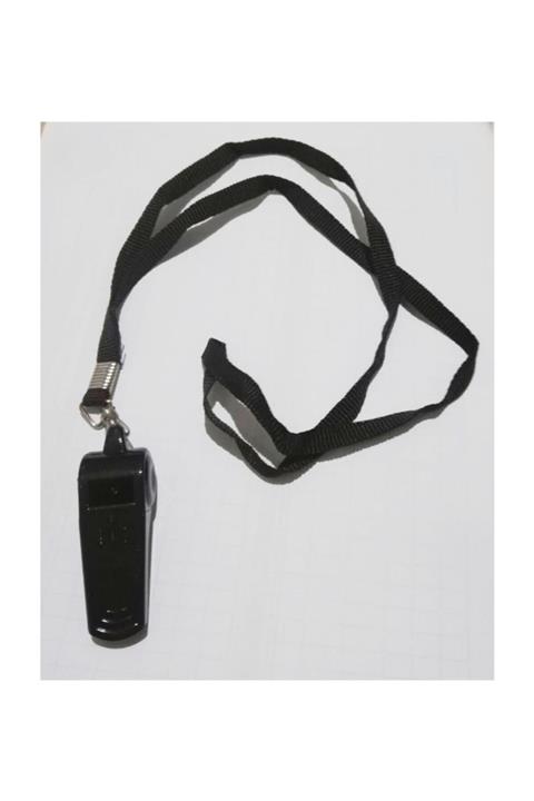 LEADER TRADE Army Düdük Siyah Renk Ipli Profesyonel