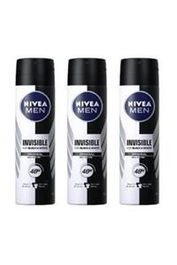 Nivea Invisible Black & White Original Power Erkek Deodorant 150 ml X 3 Adet