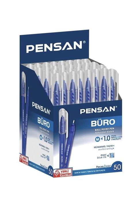 Pensan Büro Tükenmez Kalem Mavi 1.0 mm 2270 - 50’li