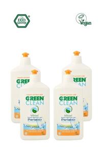 U Green Clean Organik Portakal Yağlı Bulaşık Makinesı Parlatıcı 500 ml 4 lü Set