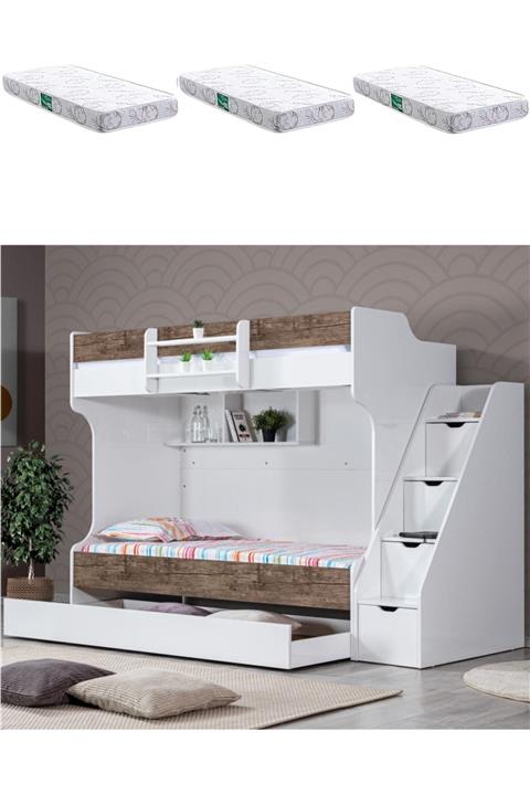 Setay Ranza, Kardem Yavrulu Ranza - Ceviz + 3 Adet Comfort Yatak