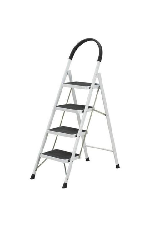 Evin Hafif Esnek Geniş 4 Basamaklı Katlanır Ergonomik Merdiven