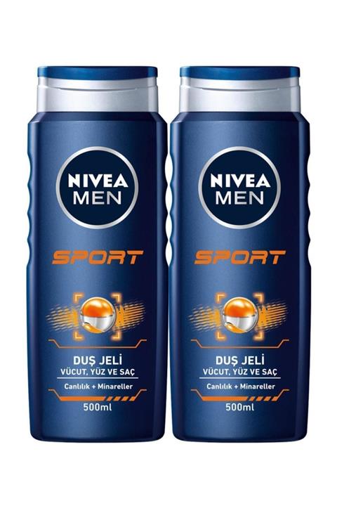 Nivea Duş Jeli Sports 500 ml X 2