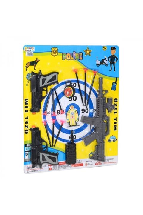 Prestij Oyuncak Fab 1515 Kart.3 Silahlı Polis Set Oyuncak