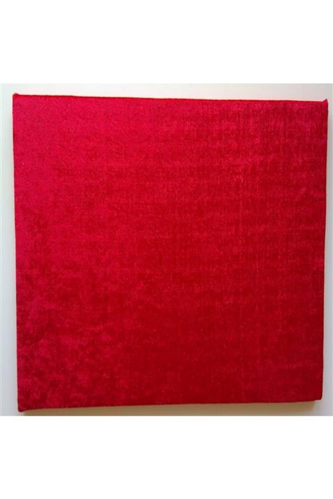 FİLOMAT Kırmızı Kadife Kumaş Kaplı Filografi Tahtası 95x95 (12mm. Kavak Kontrplak)