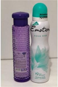 Emotion Rose City Lavanta Kolonyası 150 ml Alana Aqua Kıss Deodorant 150 ml Hediye