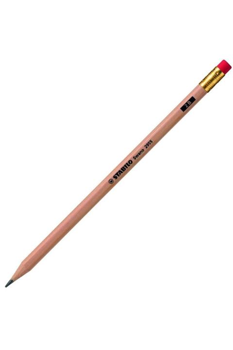 Stabilo Schwan Naturel Silgili Siyah Kurşun Kalem 2b 12 Adet