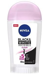 Nivea İnvisible Black ve White Clear Stick Deodorant 40 ml Kadın