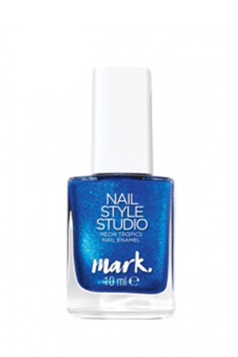AVON Mark Neon Tropics Oje 10 ml. Electric Blue Onlu Set