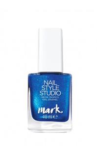 AVON Mark Neon Tropics Oje 10 ml. Electric Blue Onlu Set