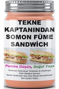 SPANA Tekne Kaptanından Somon Füme Sandwich Ev Yapımı Katkısız 330gr