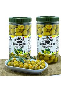 Kavlak Zeytin Kavlak Limon Dolgulu Yeşil Zeytin 1 kg 2'li