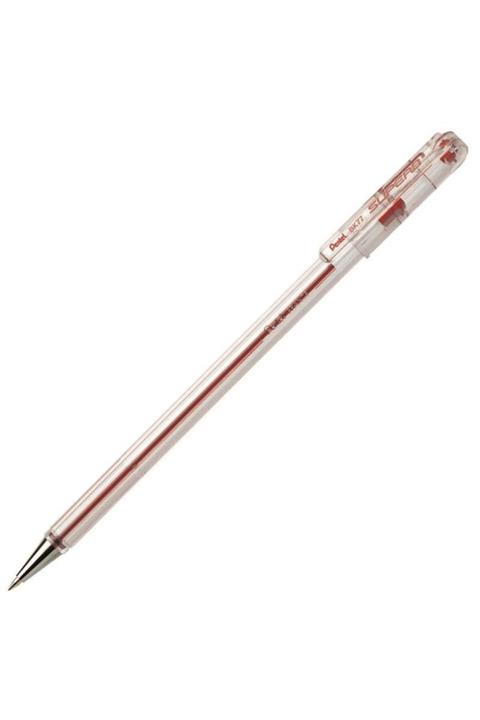 Pentel 12 Li Paket Kırmızı Roller (PİLOT) Kalem Bk77-a 0.7 Mm