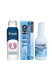 Terko El Ayak Ve Koltuk Altı Terleme Önleyici 50 ml Foot Doctor Ayak Koku Engelleyici Sprey 50 ml