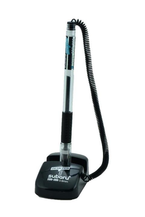 Subaru Sbr-208 0.5mm Siyah Zincirli Masa Üzeri Tükenmez Kalem Tk.k