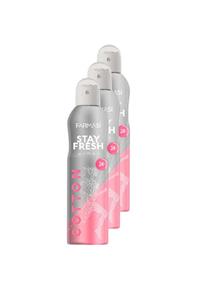 Farmasi Deodorant - Stay Fresh Cotton Deodorant Kadın 150 Ml 3'lü Set