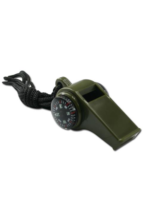 MrtNlu Pusulalı Termometreli Düdük - Survival Askılı Düdük