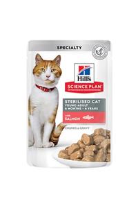 Hills Science Plan Hills Kısırlaştırılmış Somonlu Kedi Maması 85 Gr