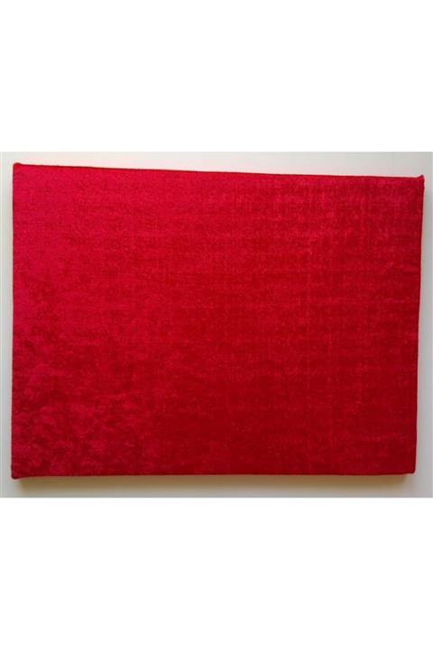 FİLOMAT Kırmızı Kadife Kumaş Kaplı Filografi Tahtası 80x100 (12mm. Kavak Kontrplak)