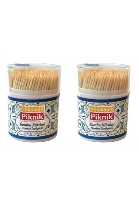 Piknik Ağaç Bambu Kürdan (400'lü) 2'li