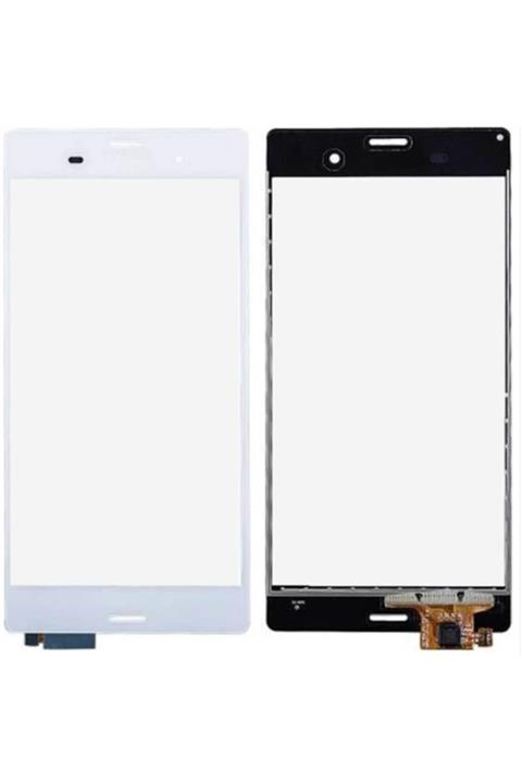 Boyra Teknoloji Sony Xperia Z3 Uyumlu Ocalı Dokunmatik Ön Cam Lens Beyaz