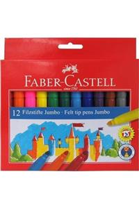 Faber Castell Faber 12 Renk Jumbo Keçeli Kalem 554312