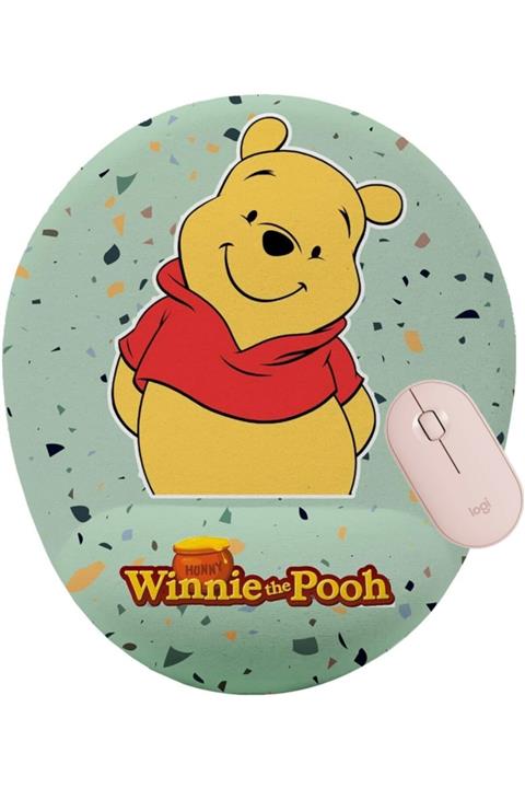 4k tasarım Winnie The Pooh Bilek Destekli Mouse Pad