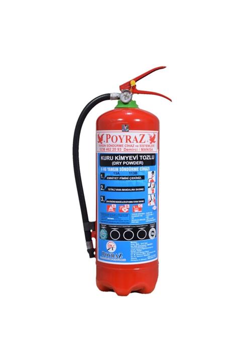 POYRAZ 6 Kg Yangın Söndürme Tüpü