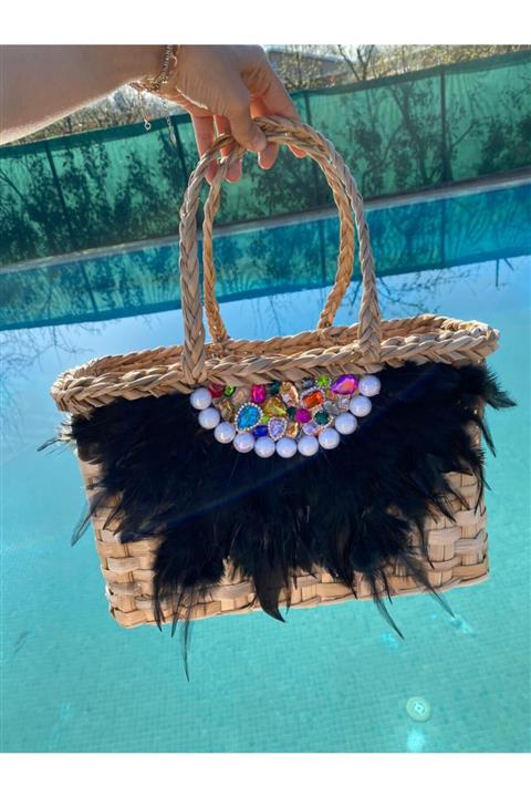 LemaWorkShop Feather Bag Plaj Çantası