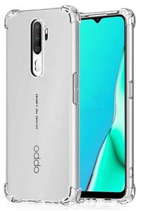 OPPO A9 2020 Kılıf Darbelere Dayanıklı Sert Silikon Şeffaf