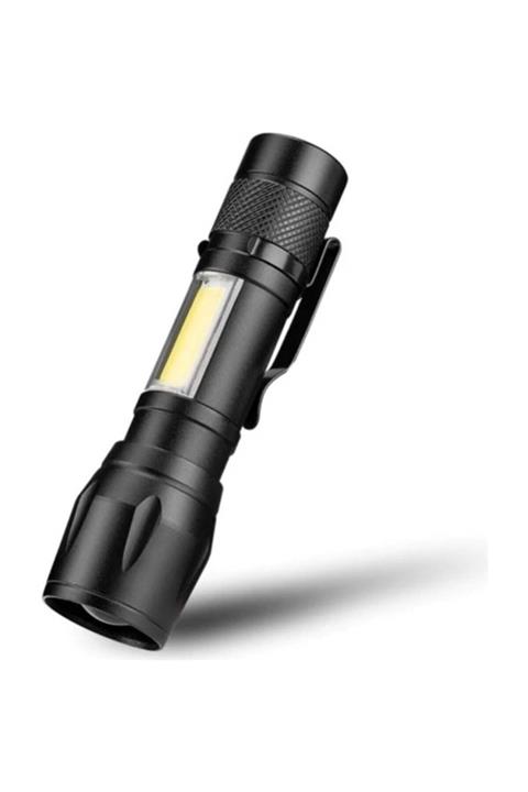 Gold orion 2000 Lümen Ultra Güçlü Su Geçirmez Alüminyum 3 Modlu Zoom Özellikli El Feneri