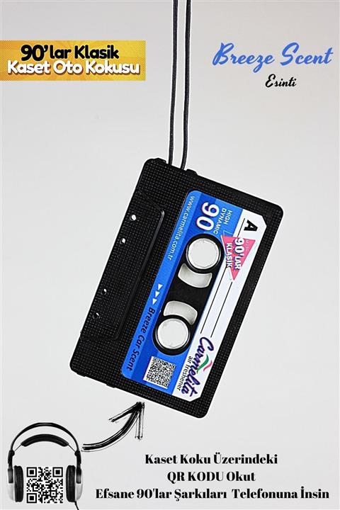 Jimena Natural Nostaljik Kaset Şeklinde Oto Kokusu - Esinti