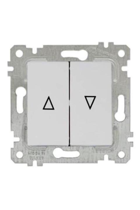 Mutlusan Rita Mek+tuş Jaluzi Anahtarı (vidalı) + (5 Adet)