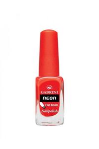 Gabrini Neon Oje - Flat Brush 16 Nar Çiçeği 6 ml 8696814062161