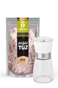 Doğaltuz Beyaz Değirmen (orta Boy) + 1 Kg Orijinal Himalaya Tuzu Öğütme (granül Form)