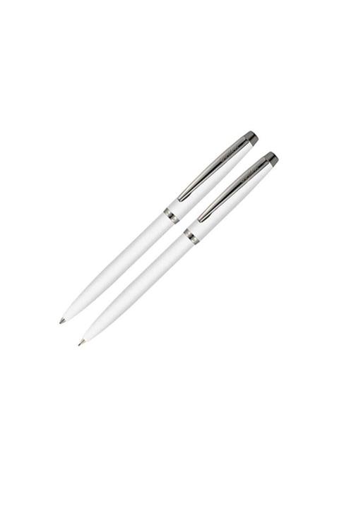 Scrikss 108m Prestige Tükenmez ve Versatil Kalem Seti Beyaz Kristal Kutu