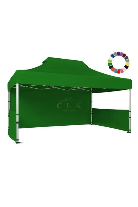 CLK Garden Clk 3x4,5 Katlanabilir Tente 30 Mm 1 Tam Duvar 2 Yarım Duvar