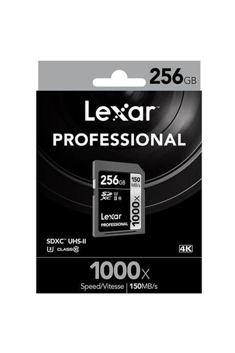 Lexar 256 Gb 1000x U3 4k Sd Hafıza Kartı (150 Mb/s)