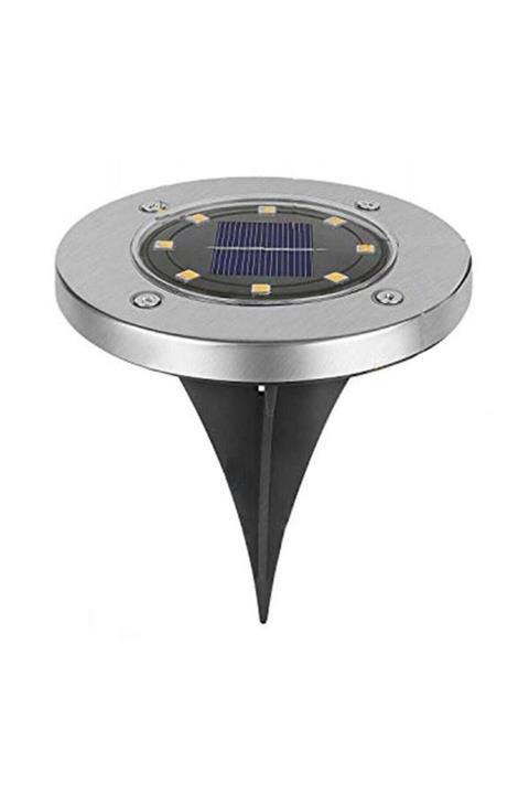 Dnz 3w Solar Güneş Enerjili Kazıklı Çim & Bahçe Aydınlatma, Ip65, Paslanmaz Inox, Beyaz Işık