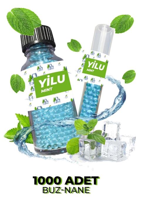 YİLU Mentol Topu 1000 Adet Ice Mint 2 Adet Aplicatör Hediye