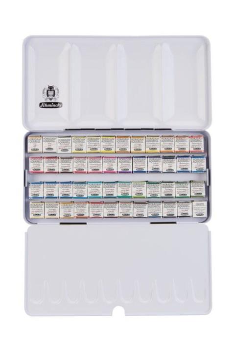 Schmincke Horadam Sulu Boya Set 48x1/2 Tablet 74 448