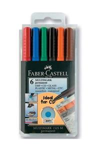 Faber Castell Faber-Castell Asetat M Kalemi 6 Renk 152506  /