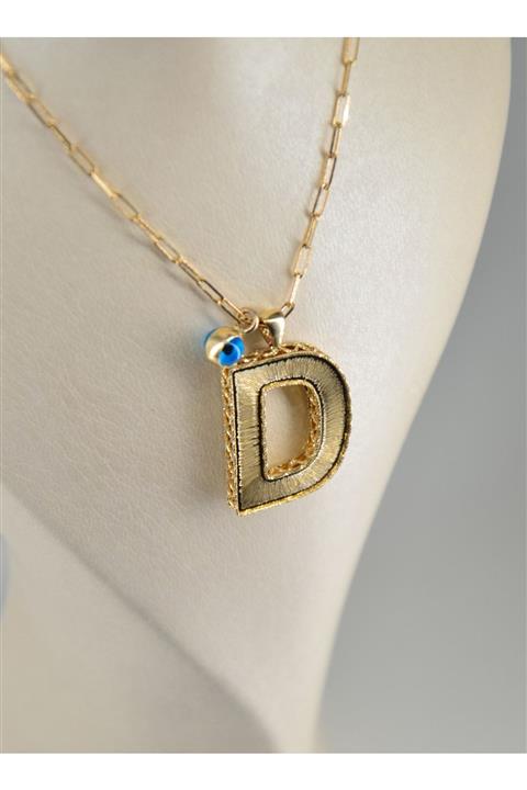 Sesliler Kuyumculuk D Harfli Altın Kolye