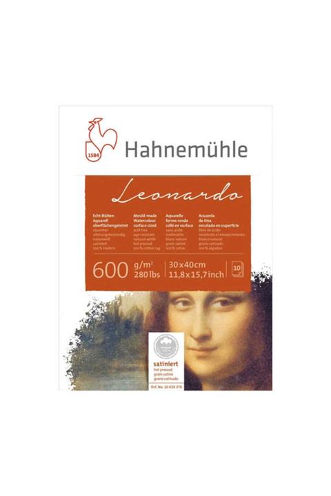 Hahnemühle Leonardo Suluboya Blok 600g 30X40cm 10 Sayfa HR6956
