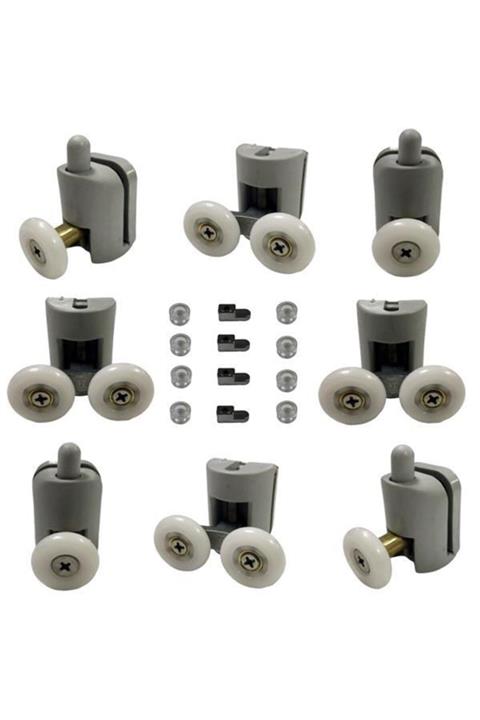 EYM Duşakabin Tekerleği 8 Li Set Teker Çapı 24 mm