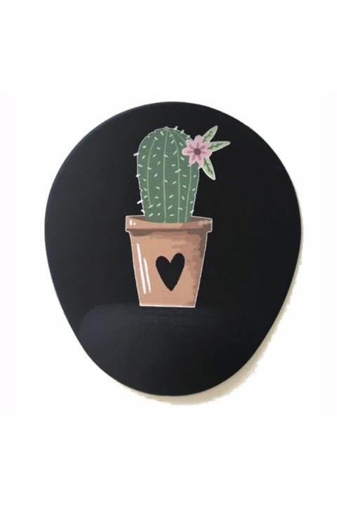 4k tasarım Kaktüs Bilek Destekli Mousepad